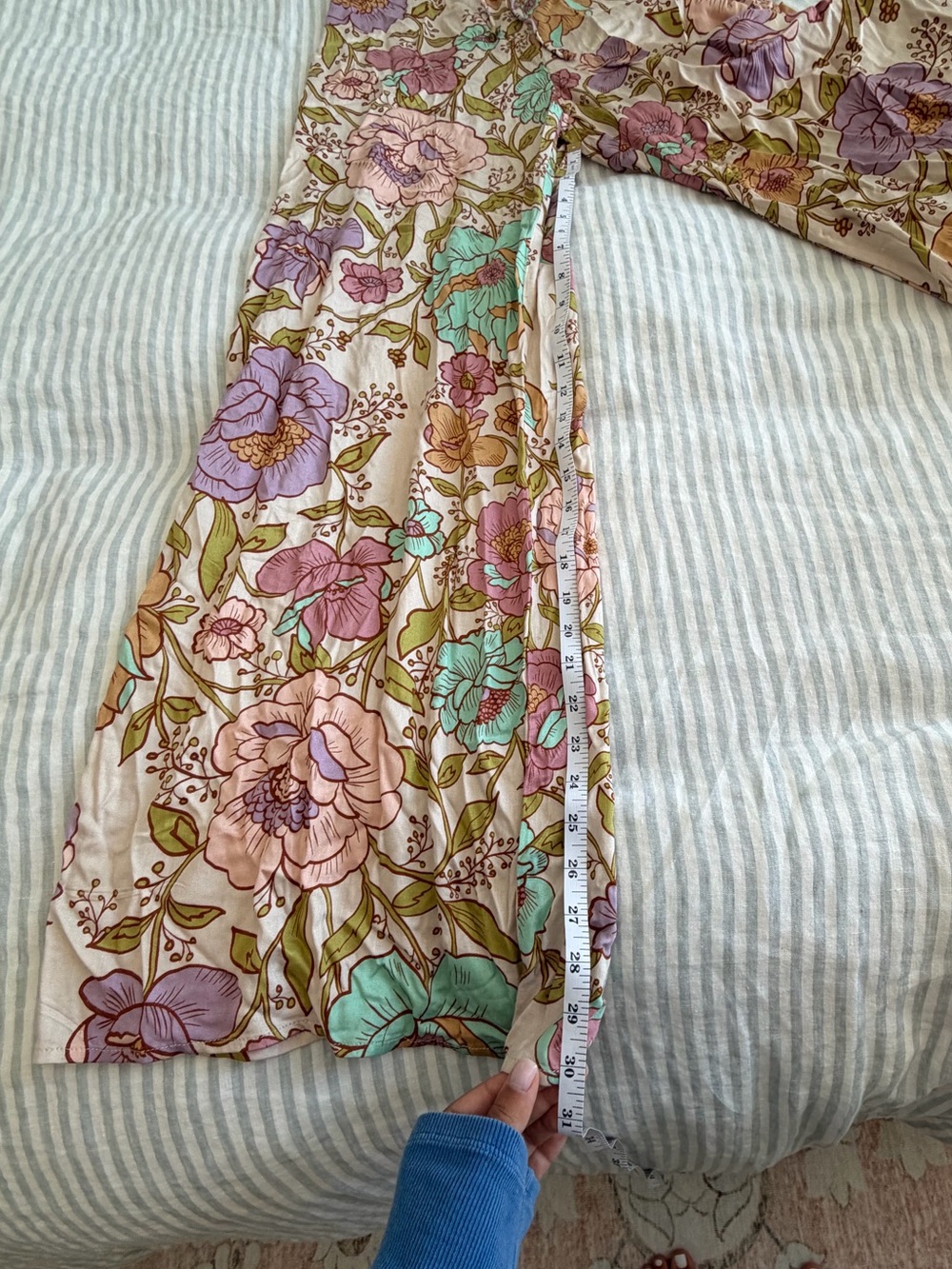 Free People Rolling Hills Wide Leg Floral Jumpsuit - Picture 4 of 8